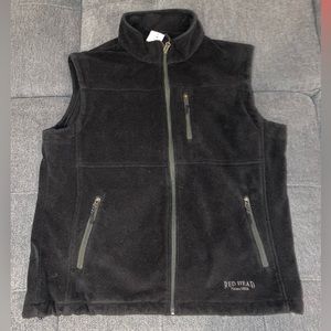 Red Head fleece vest men’s large